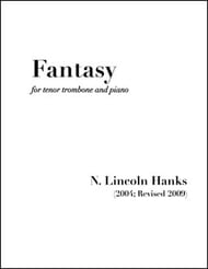 Fantasy for Trombone and Piano P.O.D. cover Thumbnail